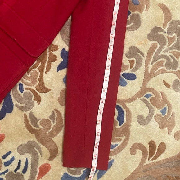 Red wool coat - Picture 10 of 14